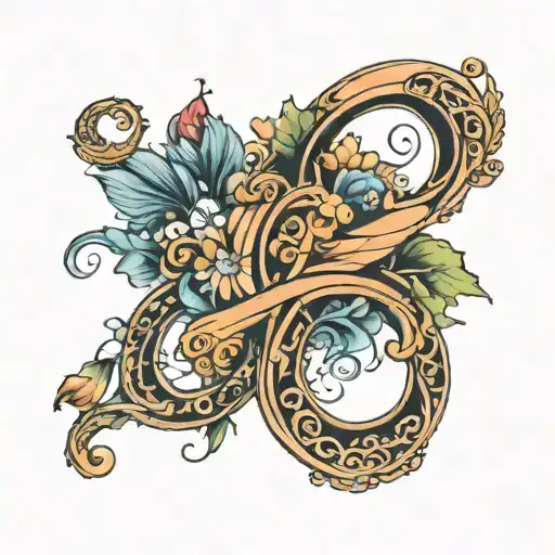 3 letters C for: collected and commited passionate tattoo design idea