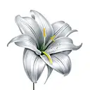Easter lily tattoo design idea