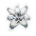 Easter lily tattoo design idea