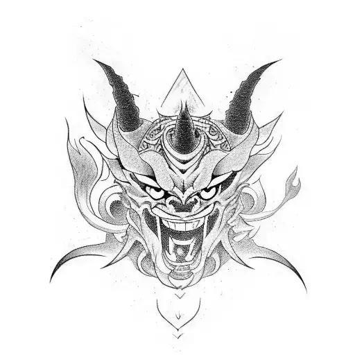 Incorporate elements of the Hyakki Yagyo or 100 Demon Parades into a tattoo design tattoo design idea