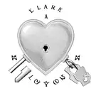 A heart-shaped lock and key with each son's name as the keyhole tattoo design idea