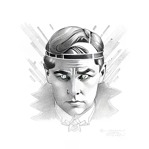 great gatsby tattoo design idea