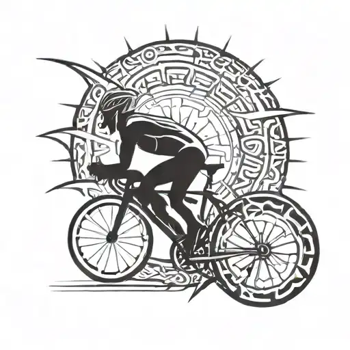 Triathlon  tattoo design idea