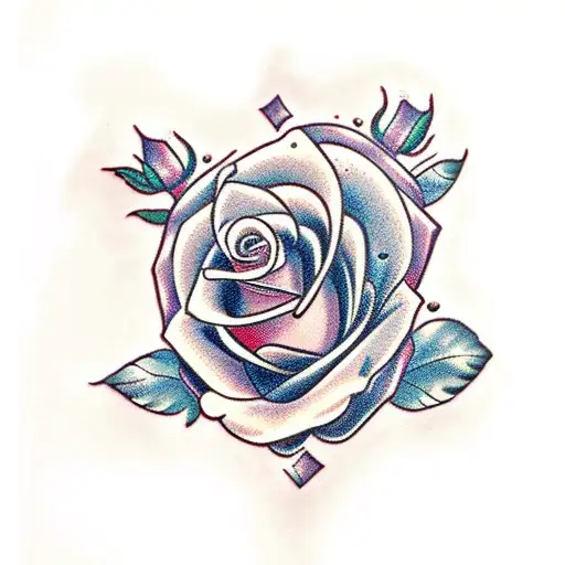 3 Roses tattoo design idea