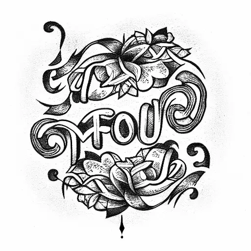 i love you family tattoo tattoo design idea
