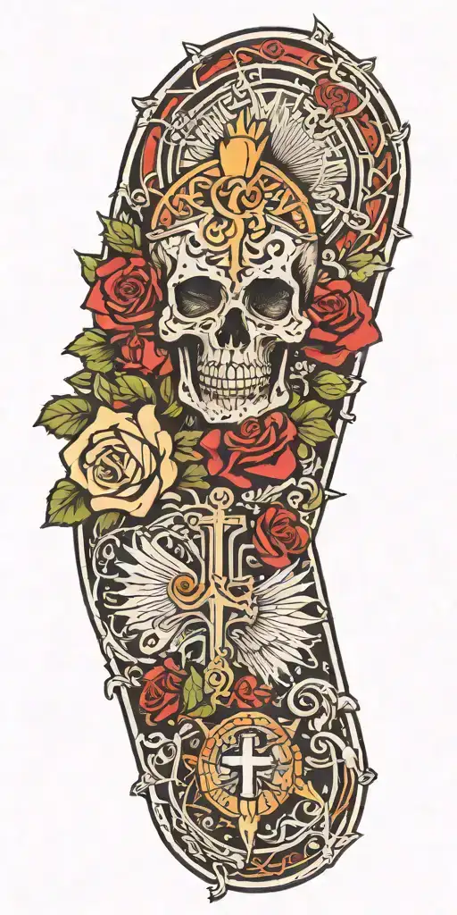 religious tattoo design idea