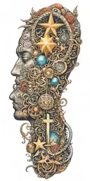 religious  tattoo design idea