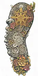 religious  tattoo design idea