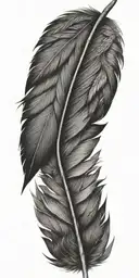 feathers  tattoo design idea