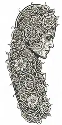 religious tattoo design idea