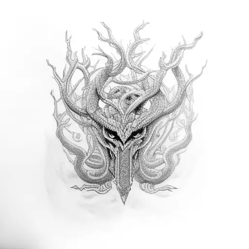 hydra tattoo design idea