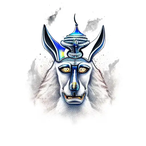 Anubis tattoo design idea