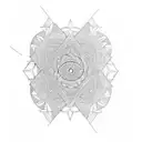 dicipline Strength Courage geometric patterns tattoo design idea