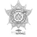 Combine Dellafuente's music with the Estrella de David tattoo design idea