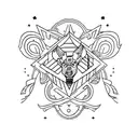 Combine Dellafuente's music with the Estrella de David tattoo design idea