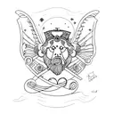 Combine Dellafuente's music with the Estrella de David tattoo design idea