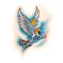 icarus  tattoo design idea