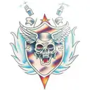 icarus  tattoo design idea