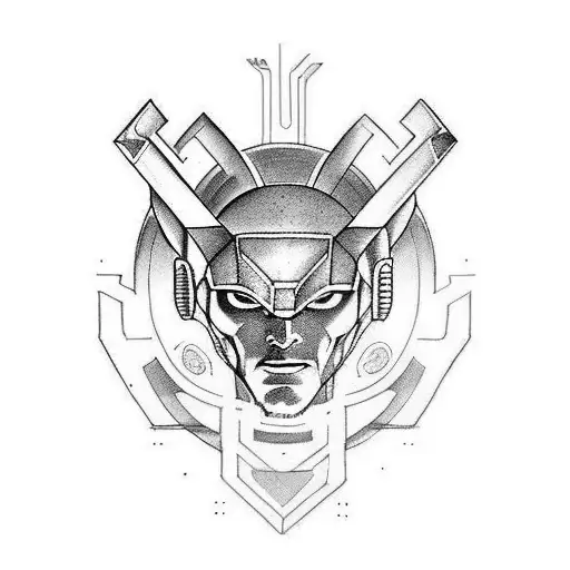 Elektriker, Thor, Blitz tattoo design idea