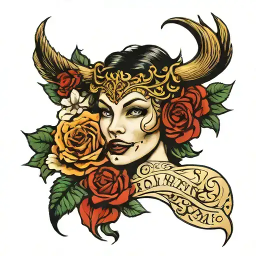 Beauty is a beast that roars Down on all fours Demanding "more" tattoo design idea