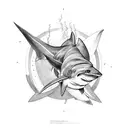  RENAISSANCE shark tattoo design idea