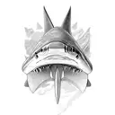  RENAISSANCE shark tattoo design idea