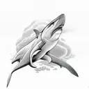  RENAISSANCE shark tattoo design idea