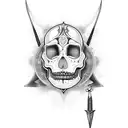 espada de damocles tattoo design idea