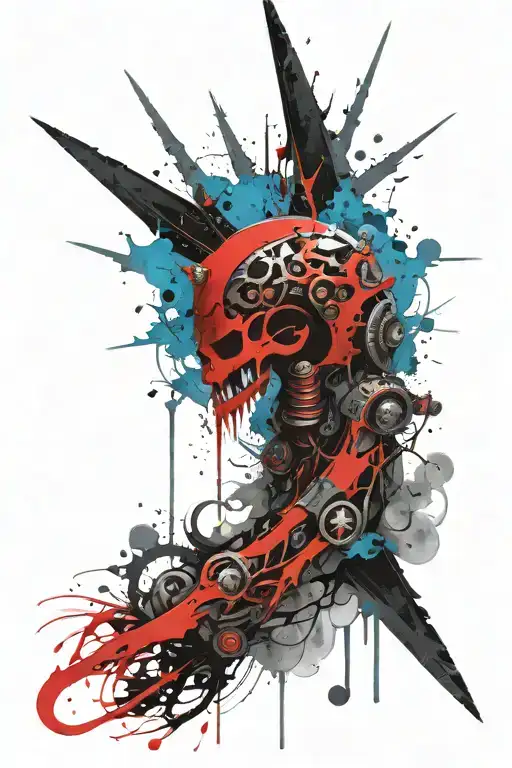 warhammer 40k tzeentch tattoo design idea