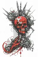 warhammer 40k tzeentch tattoo design idea