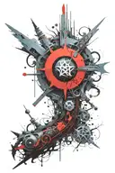 warhammer 40k tzeentch tattoo design idea