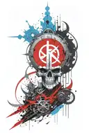 warhammer 40k tzeentch tattoo design idea