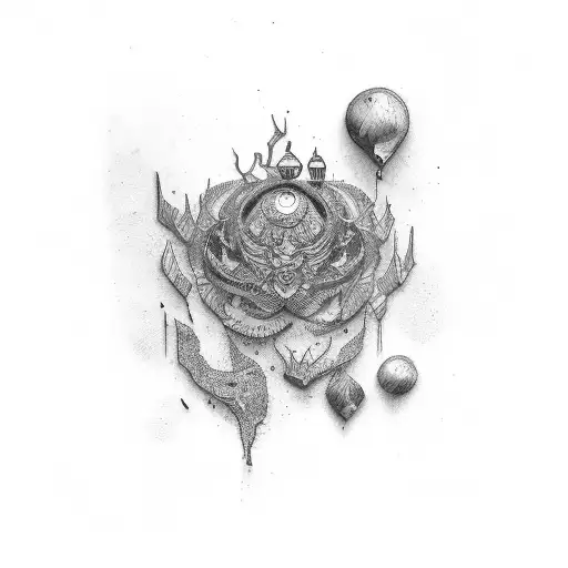 strong and fragile tattoo design idea