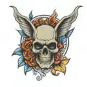 i think therefore i am tattoo design idea