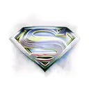 logo superman tattoo design idea