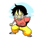 Luffy tattoo design idea