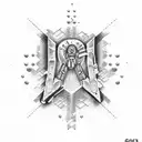 glock 17x gen 5 tattoo design idea