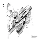 glock 17x gen 5 tattoo design idea