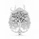 arvore da vida tattoo design idea