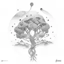 arvore da vida tattoo design idea