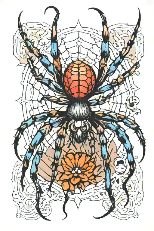 Spider Wll Fred tattoo design idea