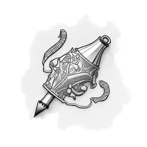 slightly crumpled Wellington boot  tattoo design idea