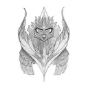 Wing tattoo design idea