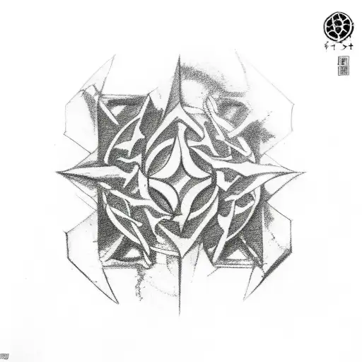 Hex bmth and jujutsu kaisen symbol tattoo design idea