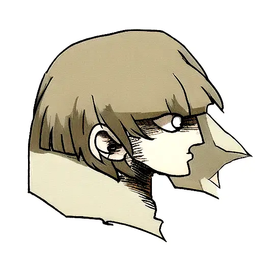 broken skull tattoo design idea