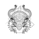 reptiles o insectos tattoo design idea