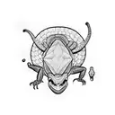 reptiles o insectos tattoo design idea