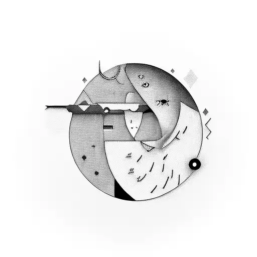 The names "Hamed" and "Sara" are mixed in a circle tattoo design idea