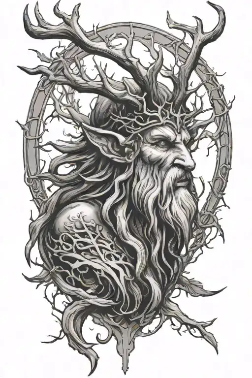 leshy tattoo design idea