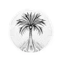 Palm Tree tattoo design idea